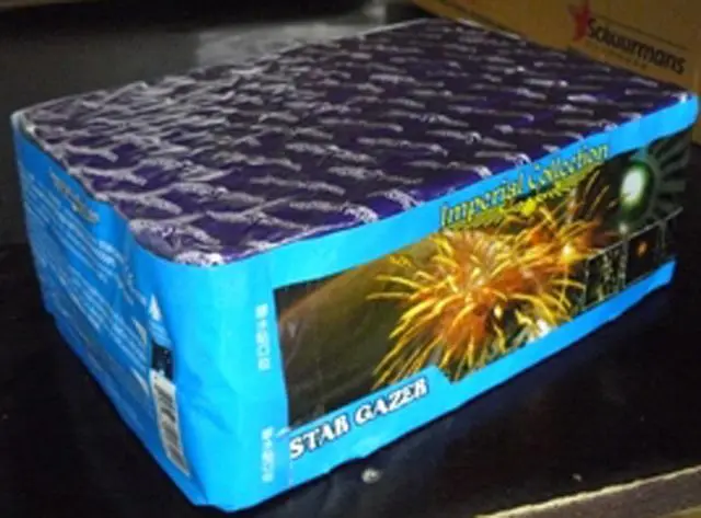 Photo de l’avis officiel: Vulcan Star Gazer Feux d’artifice — risque: Brûlures & Blessures