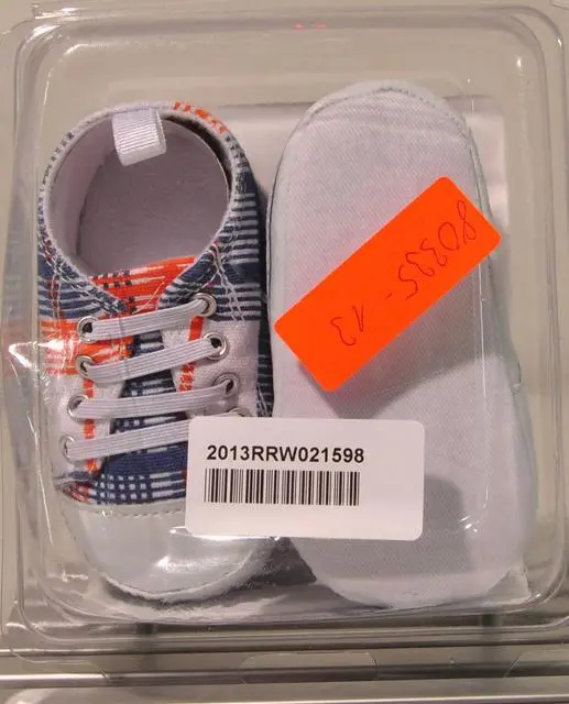Photo de l’avis officiel: okay baby Chaussures de bébé — risque: Risque chimique