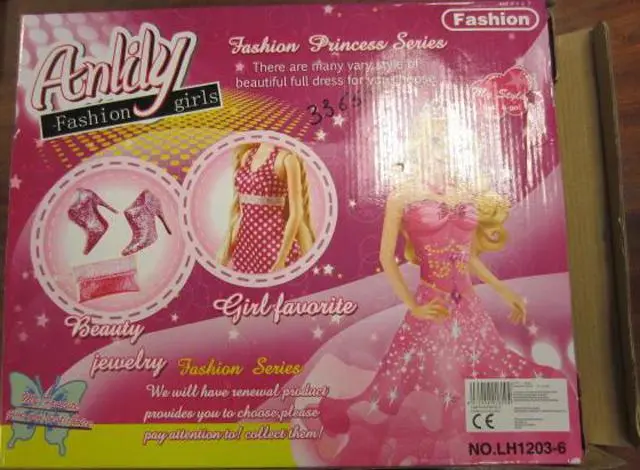 Foto aus der offiziellen Meldung: Lihe Anlily - Fashion girls Plastikpuppe — Risiko: Chemikalie