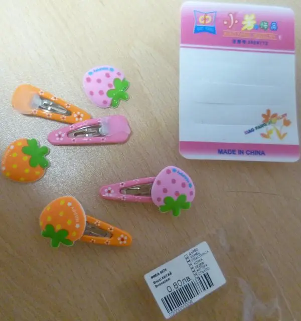 Foto do aviso oficial: XIAO FANG JEWELRY Calçadas para o cabelo das raparigas — risco: Engasgamento