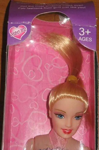 Foto do aviso oficial: HAO XU Girl Fashion Boneca de plástico — risco: Químico
