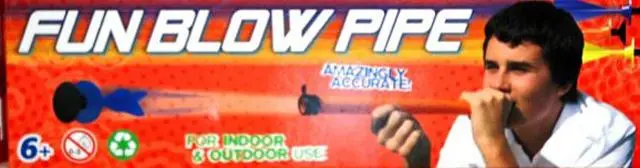Foto dell’avviso ufficiale: Petron 1) Fun Blow Pipe; 2) Fun Hand Bow; 3) Stealth Sucker Darts Giochi con freccette di aspirazione — rischio: Ostruzione delle vie aeree