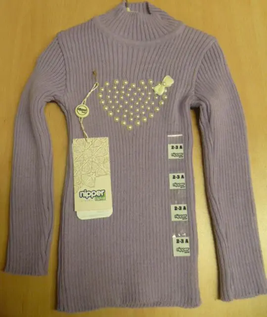 Foto aus der offiziellen Meldung: Nipper Land Pullover für Mädchen — Risiko: Ersticken