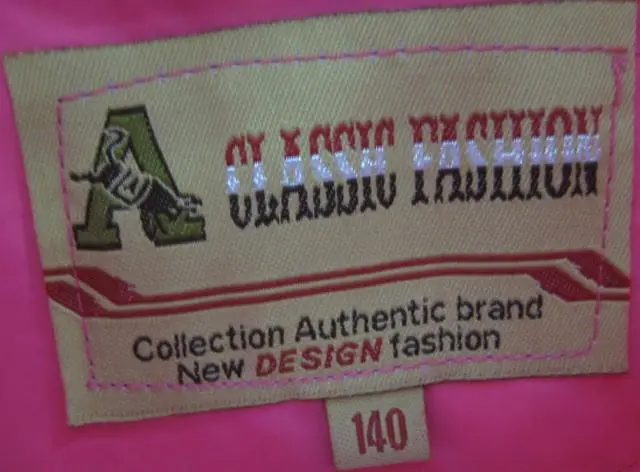 Photo from the official notice: A Classic Fashion girls' jacket — injuries & strangulation risk (A12/1544/13)