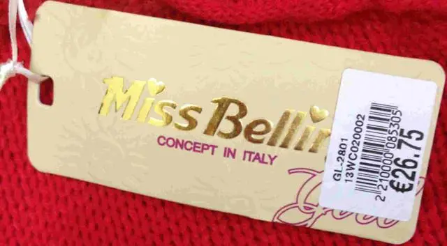 Foto dell’avviso ufficiale: Miss Bellina Abito da ragazza — rischio: Strangolamento