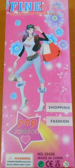 Foto do aviso oficial: E'LAINE New Girl Fashion - Beautiful Princess Boneca de plástico — risco: Químico