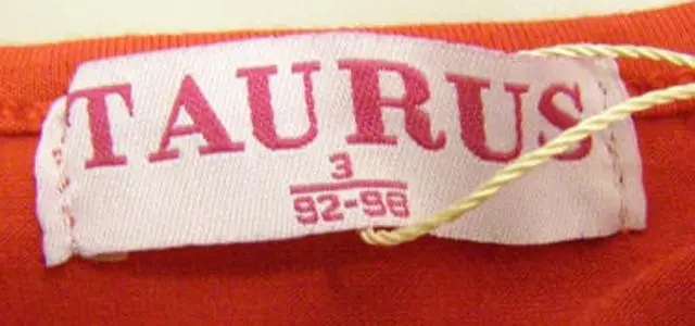 Foto aus der offiziellen Meldung: Taurus Mädchen T-Shirt — Risiko: Ersticken