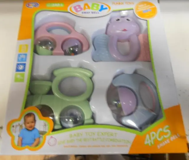 Foto do aviso oficial: Baby Sway Bell Funny toys Conjunto de chocalho — risco: Ferimentos