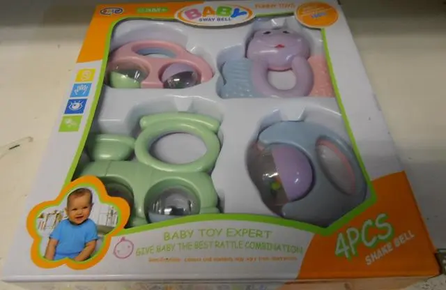 Foto do aviso oficial: Baby Sway Bell Funny toys Conjunto de chocalho — risco: Ferimentos