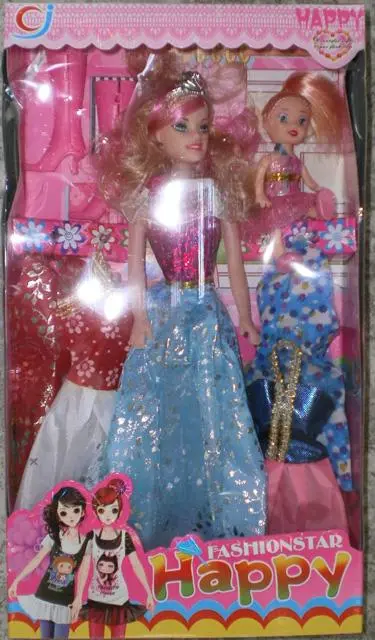 Photo de l’avis officiel: FASHIONSTAR Happy Ensemble de deux poupées en plastique — risque: Risque chimique