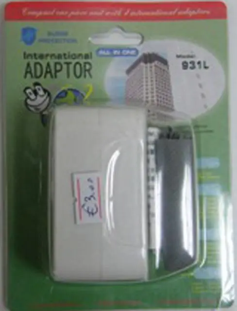 Foto do aviso oficial: International Adaptor Adaptador de plugue — risco: Choque elétrico