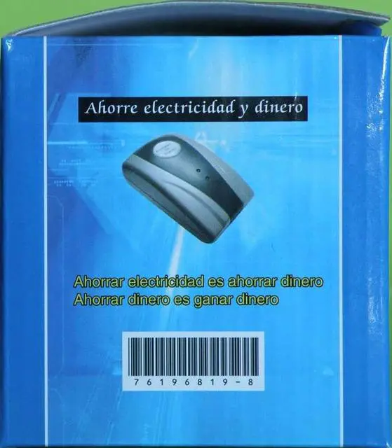 Foto dell’avviso ufficiale: JRD Ahorre Electricidad y Dinero Risparmio energetico — rischio: Scossa elettrica