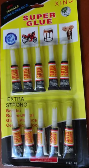 Photo de l’avis officiel: Xinq Super glue 3 g Colle — risque: Risque chimique