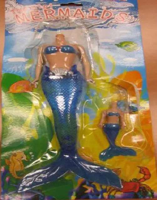 Photo de l’avis officiel: Amatoys The Mini Mermaids Poupées en plastique — risque: Risque chimique