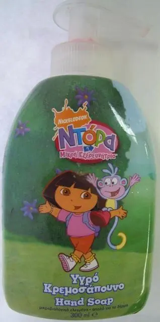 Foto dell’avviso ufficiale: Nickelodeon Dora the Explorer Sapone liquido per le mani — rischio: Rischio microbiologico
