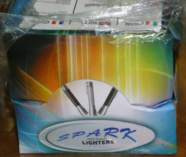 Photo from the official notice: Spark High Quality Lighters novelty lighters — burns & fire risk