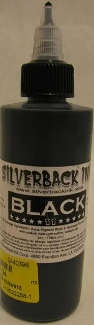 Foto dell’avviso ufficiale: Silverback Ink Inchiostro del tatuaggio — rischio: Rischio chimico (A12/1851/13)