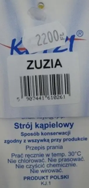 Foto dell’avviso ufficiale: Keyzi Bikini per ragazze — rischio: Lesioni & Strangolamento (A12/1909/13)
