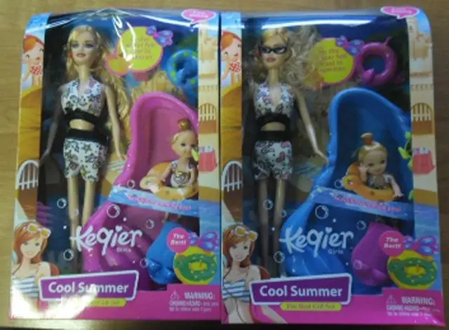 Photo from the official notice: Bangbang Keqier Girls - Cool Summer plastic dolls with accessories — chemical risk