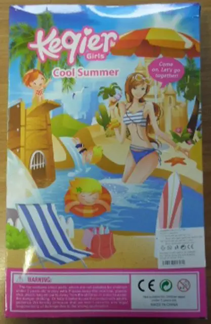 Photo from the official notice: Bangbang Keqier Girls - Cool Summer plastic dolls with accessories — chemical risk