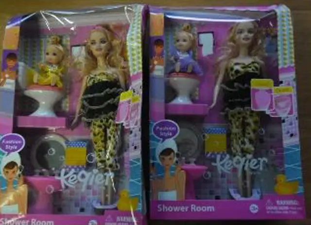 Photo de l’avis officiel: Keqier Girls - Shower Room Poupée — risque: Risque chimique