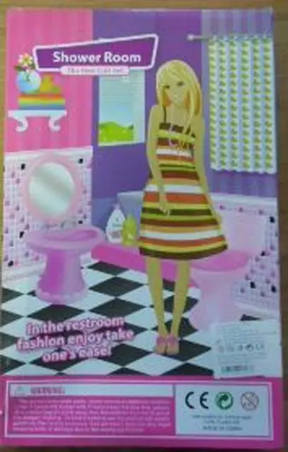 Photo de l’avis officiel: Keqier Girls - Shower Room Poupée — risque: Risque chimique