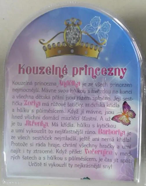 Photo de l’avis officiel: Kouzelná  Princezna  (Magic princess) Poupée — risque: Risque chimique