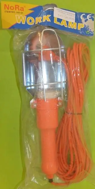 Photo de l’avis officiel: NoRa Work Lamp Lampe portable — risque: Choc électrique