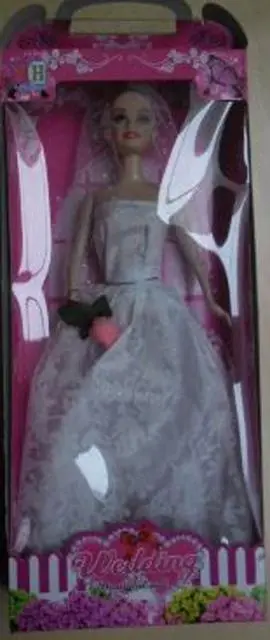 Foto do aviso oficial: Wedding, Beautiful doll Boneca de plástico — risco: Químico