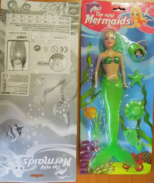 Foto do aviso oficial: Rappa The mini Mermaids Boneca de plástico — risco: Químico