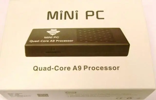 Foto aus der offiziellen Meldung: Mini PC Quad-Core A9 Processor Computer-Computer — Risiko: Elektrischer Schlag & Feuer