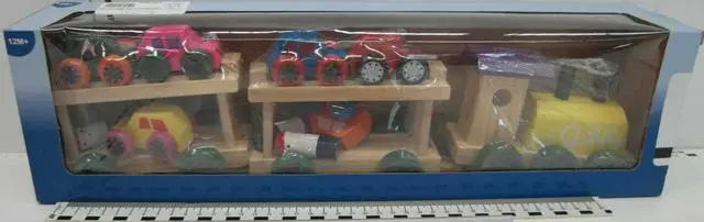 Photo de l’avis officiel: Toys - Hipo - Mikro Trading Train en bois — risque: Étouffement