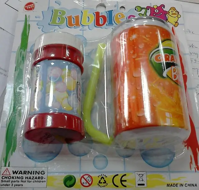Photo de l’avis officiel: Vaooun toys Bubbles Ensemble de bulles de savon — risque: Risque microbiologique