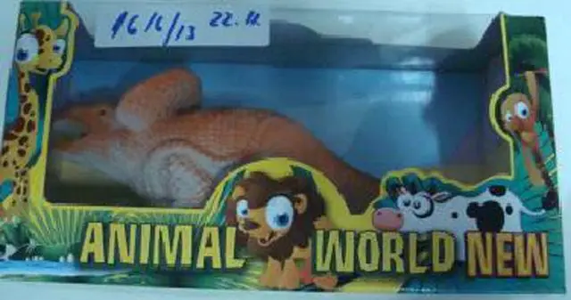 Photo de l’avis officiel: Animal World Dinosaure en plastique — risque: Risque chimique