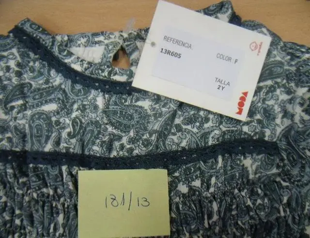 Foto aus der offiziellen Meldung: Soleil Kinderkleidung — Risiko: Ersticken