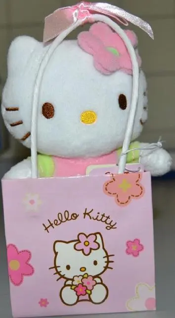 Foto do aviso oficial: Sanrio Hello Kitty Brinquedo macio — risco: Engasgamento