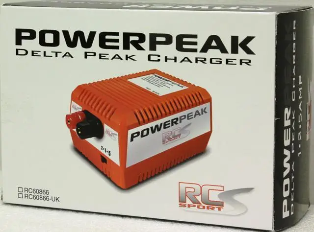 Foto aus der offiziellen Meldung: RC-SPORTS PowerPeak Batterieladegerät — Risiko: Elektrischer Schlag