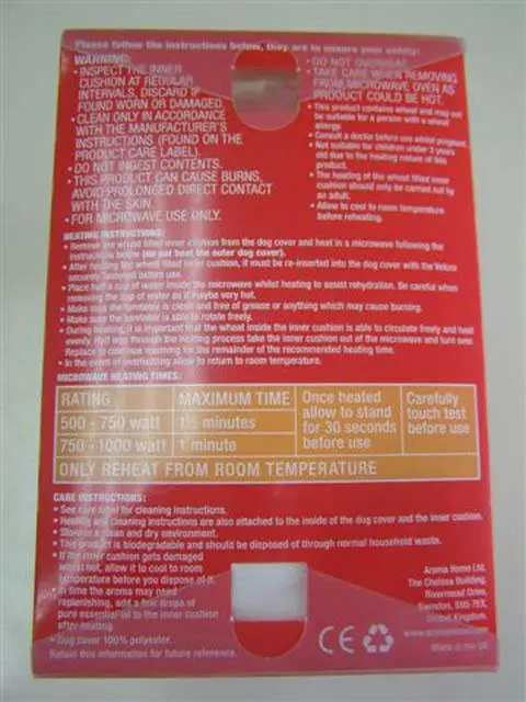 Photo from the official notice: AROMA HOME Hot Dogs - hottie pillow soft toy bed warmer — choking risk