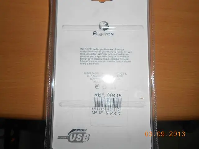 Photo de l’avis officiel: Eloiven USB Hybrid Charger Alimentation USB — risque: Brûlures & Choc électrique