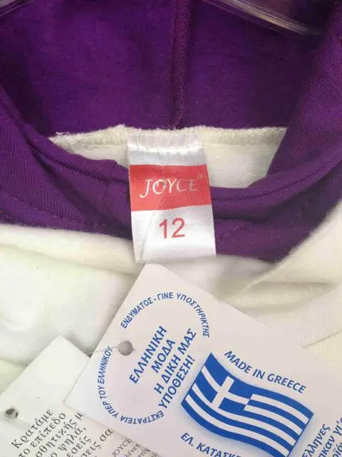 Foto uit de officiële melding: Joyce Meisjes kleding set — risico: Verwonding