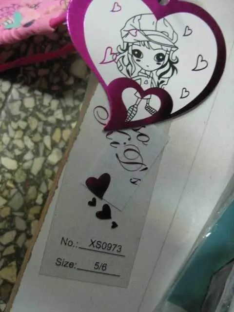 Photo from the official notice: ROSSO KID'S girls' bikini — injuries & strangulation risk (A12/0144/14)