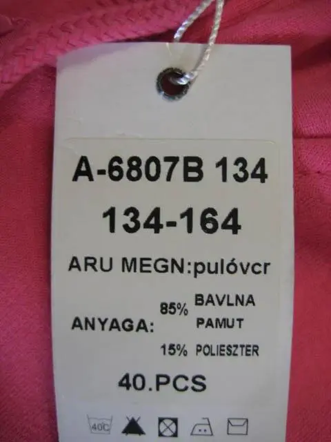 Foto do aviso oficial: H&amp;S Pijama infantil — risco: Estrangulamento (A12/0158/14)