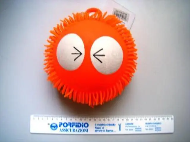 Foto do aviso oficial: Palla Puffer Brinquedo de plástico — risco: Engasgamento & Lesões oculares