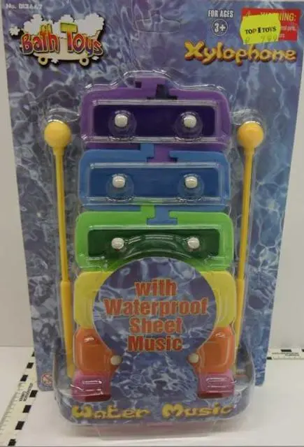 Photo from the official notice: Powco Bath Toys Water Music — choking risk