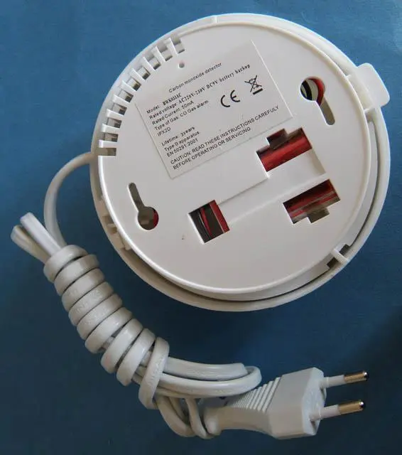 Photo de l’avis officiel: CO Detector Détecteur de monoxyde de carbone — risque: Choc électrique