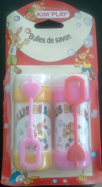 Photo de l’avis officiel: KIM PLAY Bulles de savon (Soap bubbles) — risque: Risque microbiologique