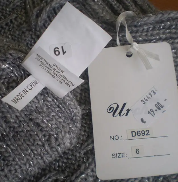 Photo de l’avis officiel: Urchin Robe de fille — risque: Etranglement (A12/0205/14)