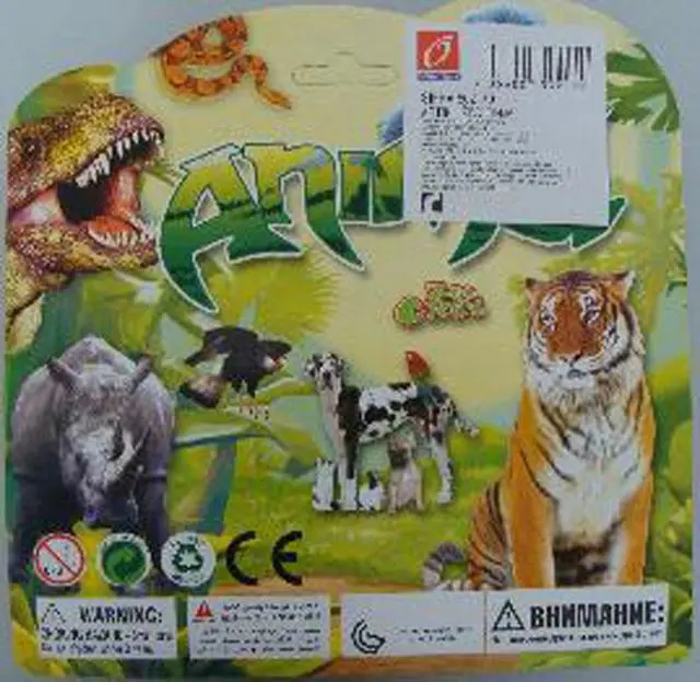 Photo de l’avis officiel: Animals Zoo crew Ensemble de jouets en plastique — risque: Risque chimique