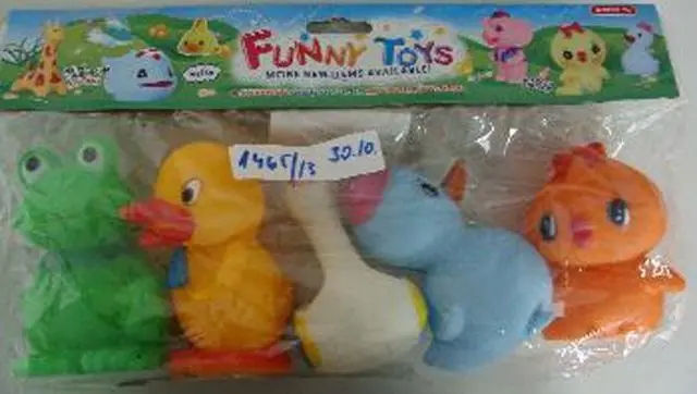Photo de l’avis officiel: Funny Toys Ensemble de jouets en plastique — risque: Risque chimique