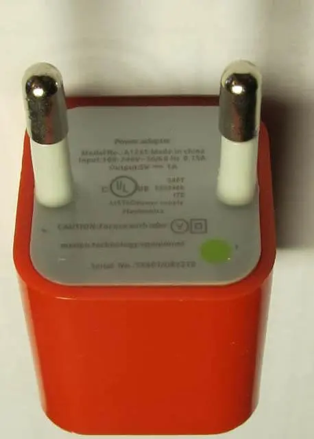 Photo de l’avis officiel: Marion Technology Equipment Power Adapter Chargeur USB — risque: Choc électrique
